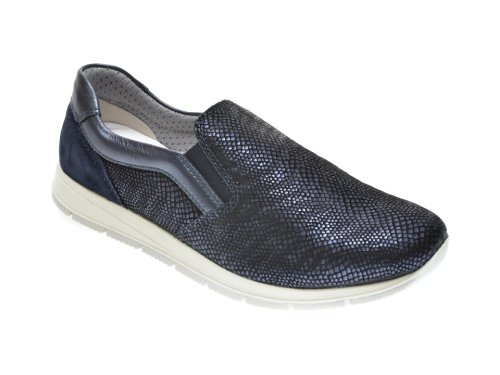 Pantofi IMAC bleumarin, 507230, din piele naturala