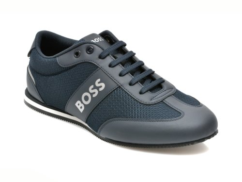 Pantofi sport HUGO BOSS bleumarin, 180, din material textil si piele ecologica