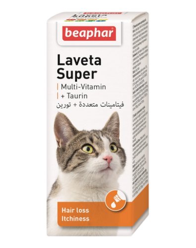 BEAPHAR Laveta Super Supliment alimentar impotriva caderii parului la pisici 50 ml