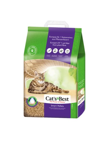 JRS Cat'S Best Smart Pellets Nature Gold peleti pentru litiera 10 L (6 kg) + lopatica pentru litiera GRATIS