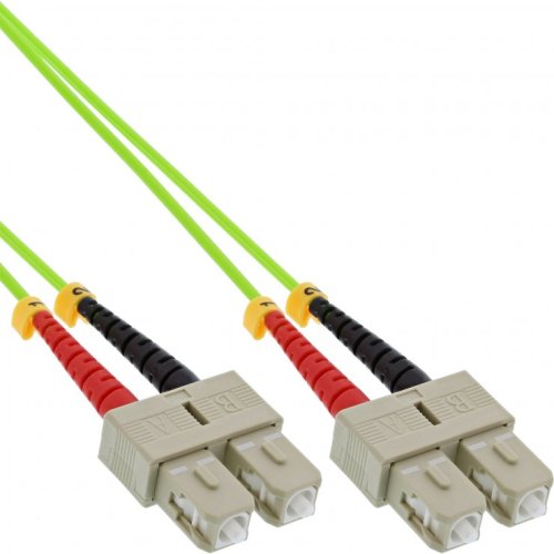 Cablu fibra optica SC-SC Duplex OM5 0.5m, InLine IL83555Q