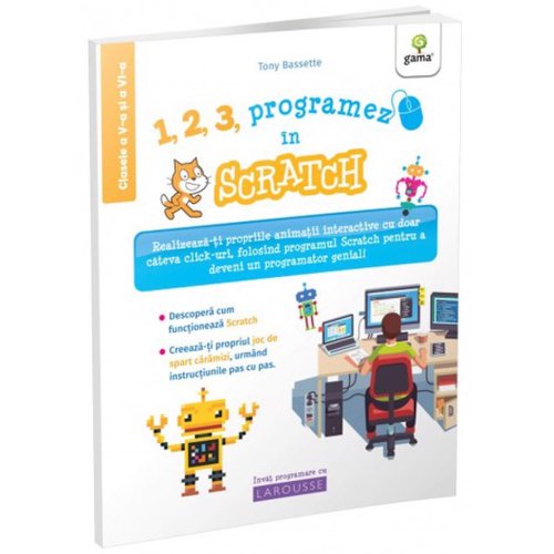 1 2 3 programez în Scratch