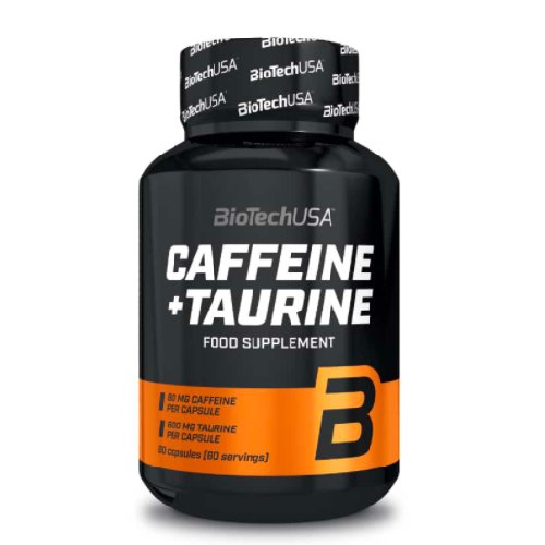 BU82 Caffeine and Taurine, 60cps, BiotechUSA