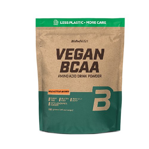 BU87 Vegan BCAA Peach Ice Tea, 360g, Biotech USA