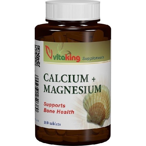 Calciu-Magneziu 500/250mg 100cpr Vitaking