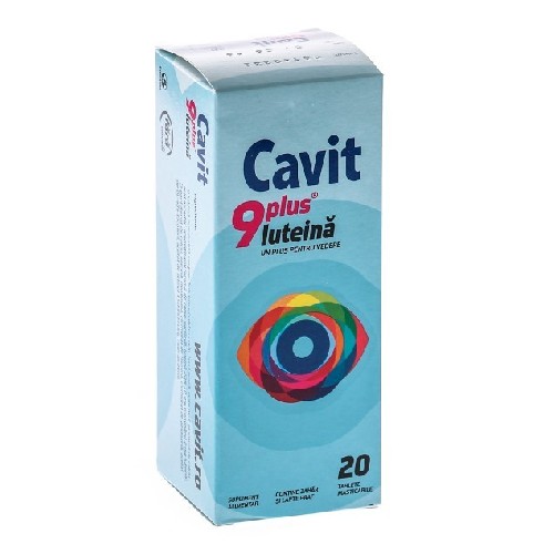 Cavit 9 Plus Luteina 20tablete Biofarm