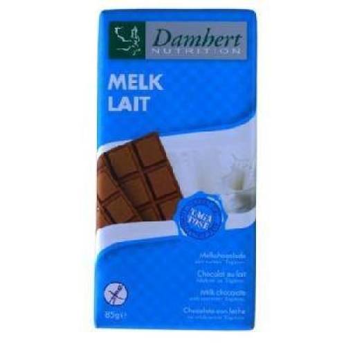 Ciocolata cu lapte fara zahar Damhert 85gr
