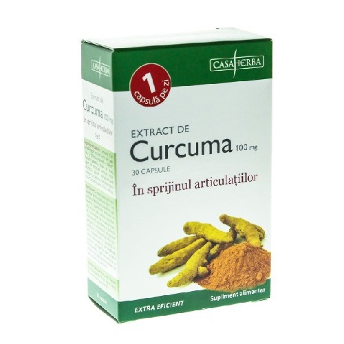 Extract Curcuma 30cps Casa Herba