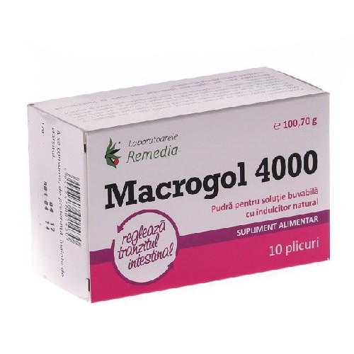 Macrogol 4000 10mgx10dz Remedia