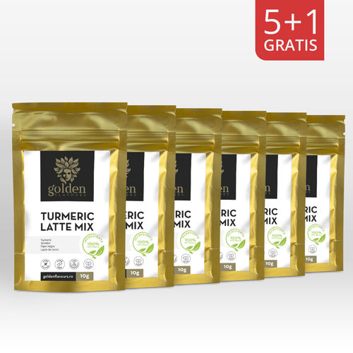 Turmeric Latte Mix 10g 5+1 Gratis | Golden Flavours 