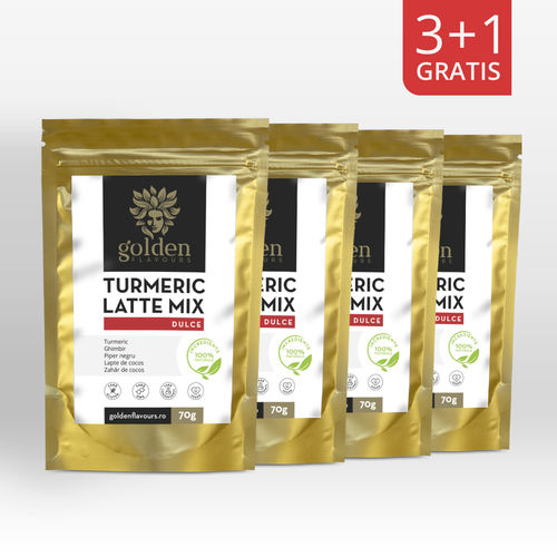 Turmeric Latte Mix Dulce 70g 3+1 Gratis | Golden Flavours 