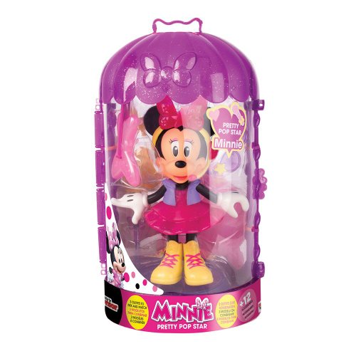 Figurina deluxe cu accesorii Disney Minnie Mouse Pop Stars