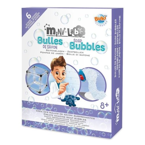 Joc educativ Buki Mini laboratorul de baloane de sapun