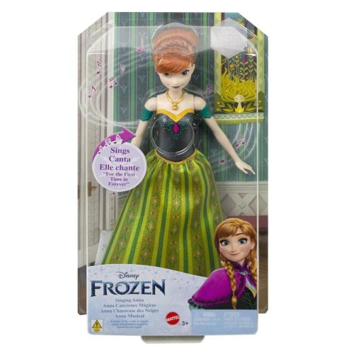 Mattel - Papusa frozen fashion doll anna cantand