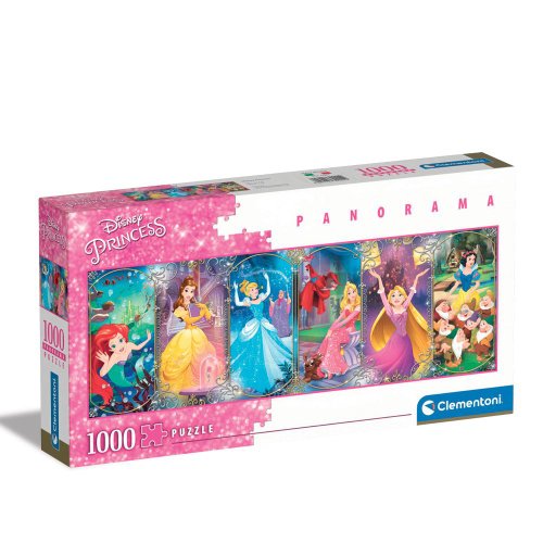 Puzzle 1000 piese Clementoni HQ Collection Panorama Disney Princess