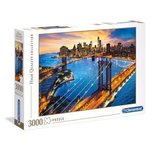 Puzzle 3000 piese Clementoni Evening In New York