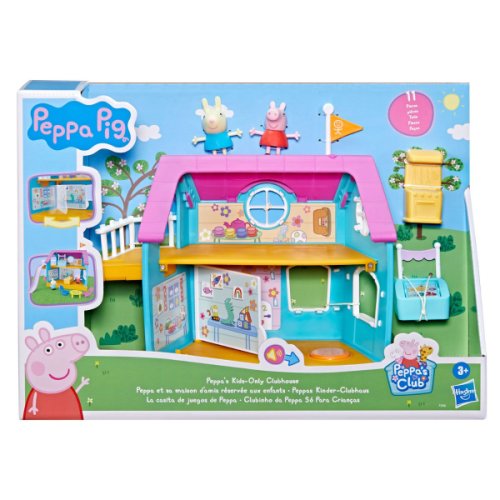 Set de joaca cu 2 figurine Hasbro Peppa Pig Clubhouse