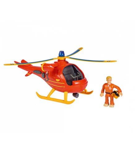 Simba - Set de joaca elicopterul pompierului sam wallaby cu figurina