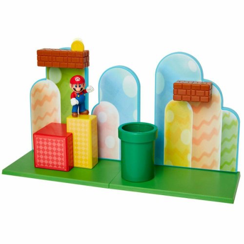 Set de joaca Super Mario Acorn Plains cu figurina 6 cm
