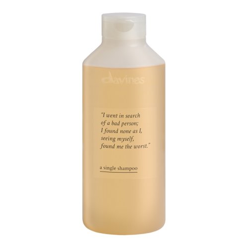 Davines - "a single shampoo" - nu este un sampon. aceasta este cea mai buna imperfectiune a noastra.