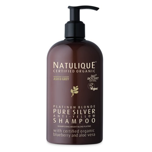 Natulique - Sampon neutralizare ton galben par blond Pure Silver 500ml
