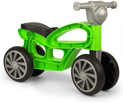 Mini bicicleta fara pedale cu 4 roti - Verde