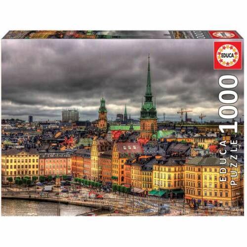 Puzzle cu 1000 de piese - Vedere din Stockholm Suedia