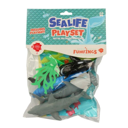 Jucaresti - Set de joaca - animale marine si covoras din plastic