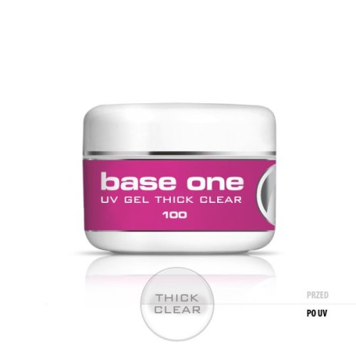 Silcare Polonia-base One - Gel uv base one thick clear-transparent 100g
