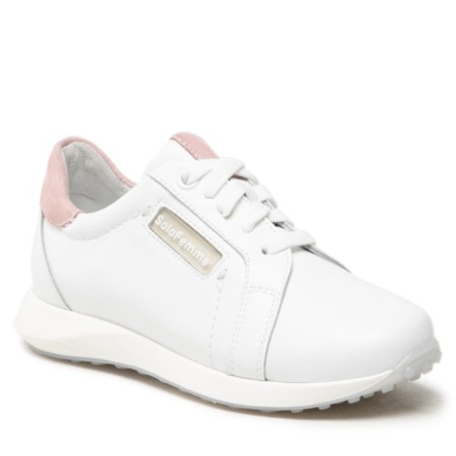 Sneakers SOLO FEMME - D0102-01-N01/N04-03-00 Biały/Pudrowy Róż