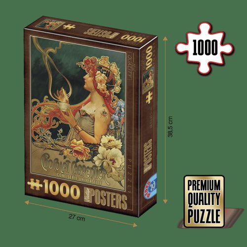 Puzzle Chocolat Carpentier - Puzzle adulți 1000 piese - Vintage Poster