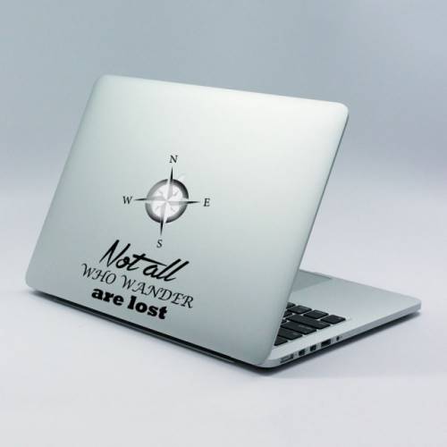 Sticker laptop - Not lost