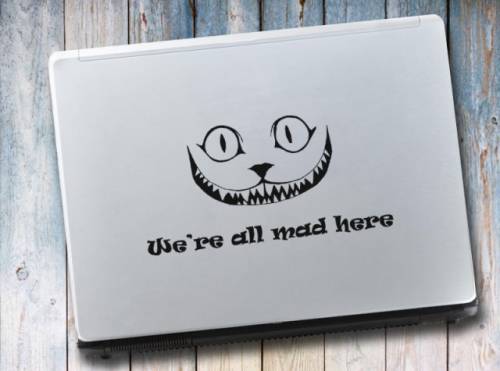 Sticker laptop - We are all mad
