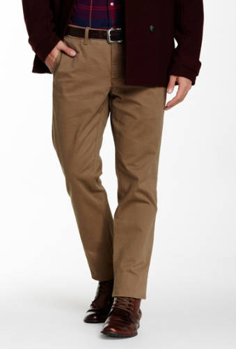 Imbracaminte barbati 14th union casual twill chino pants - 30-34 inseam brown cub