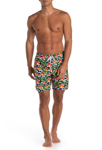 Imbracaminte barbati 2(x)ist patterned board shorts floral-neon white