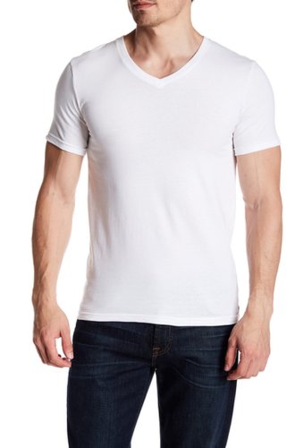 Imbracaminte Barbati Nordstrom Rack Stretch Cotton V-Neck T-Shirt - Pack of 3 WHITE