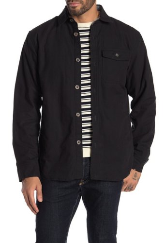 Imbracaminte Barbati Vintage 1946 Faux Shearling Lined Shirt Jacket BLACK