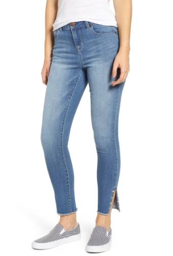 Imbracaminte Femei 1822 Denim Pearl Bead Ankle Slit Skinny Jeans LEXINGTON