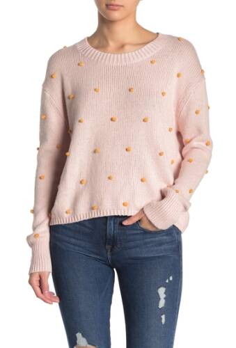 Imbracaminte Femei 525 america Pompom Pullover Sweater PINK MLTI