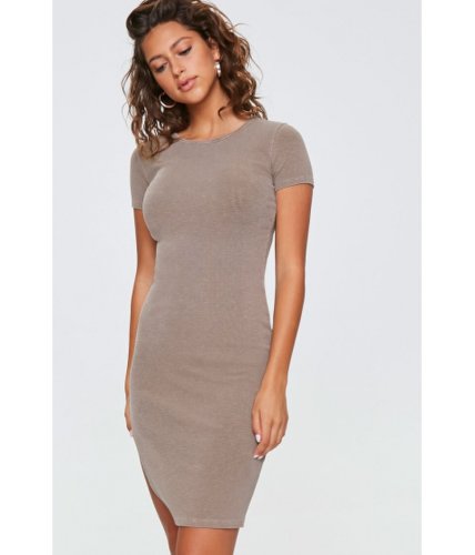 Imbracaminte Femei Forever21 Ribbed Bodycon T-Shirt Dress TAUPE