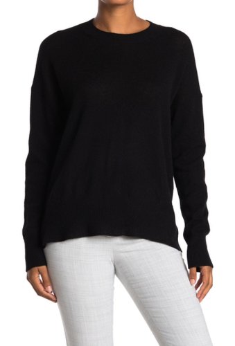 Imbracaminte Femei M Magaschoni HighLow Pullover Cashmere Sweater BLACK