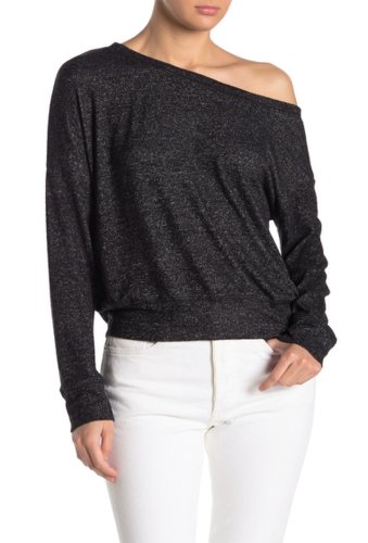 Imbracaminte Femei Sugarlips Layover One Shoulder Knit Pullover BLACK
