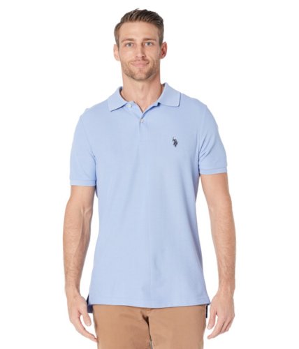 Incaltaminte Barbati US Polo Assn Ultimate Pique Polo Shirt Evian Blue