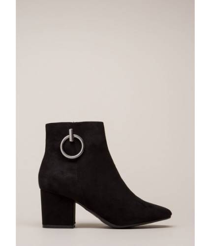 Cheap&chic - Incaltaminte femei cheapchic super power ringed block heel booties black