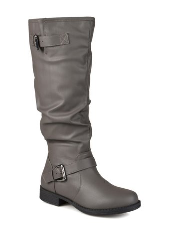 Incaltaminte Femei Journee Collection Stormy Riding Boot - Extra Wide Calf GREY