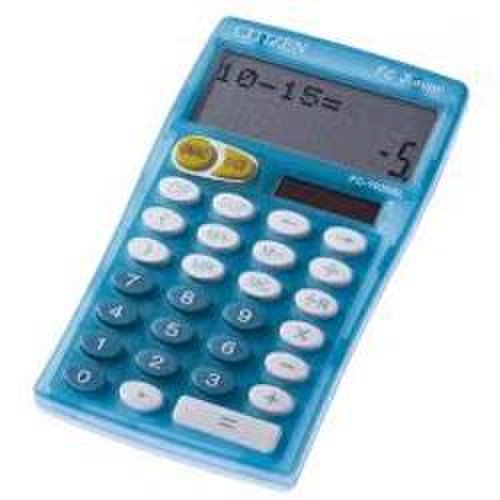 Calculator 10 digiti solar 2 linii albastru cz-fc100blbx