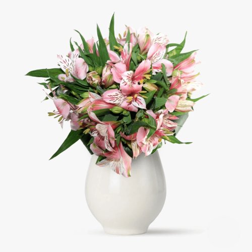 Floria - Buchet de 13 alstroemeria roz - standard