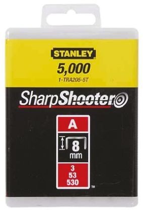 Stanley - Capse pentru aplicatii uzuale tip a 8 mm 5000 buc stanely -1-tra205-5t
