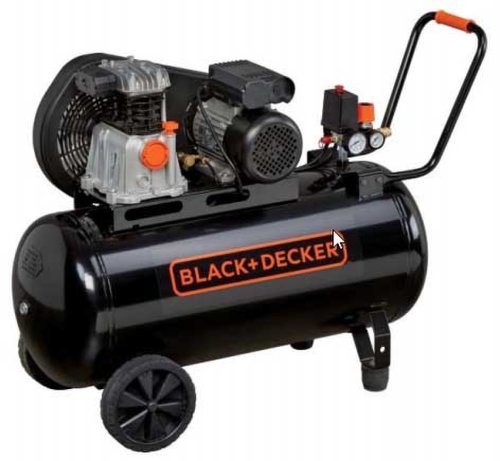 Black + Decker - Compresor black+decker® bd 220/50-2m - 50l 2hp 10bar -