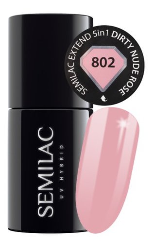 Semilac Extend 5in1 Dirty Nude Rose 7ml
